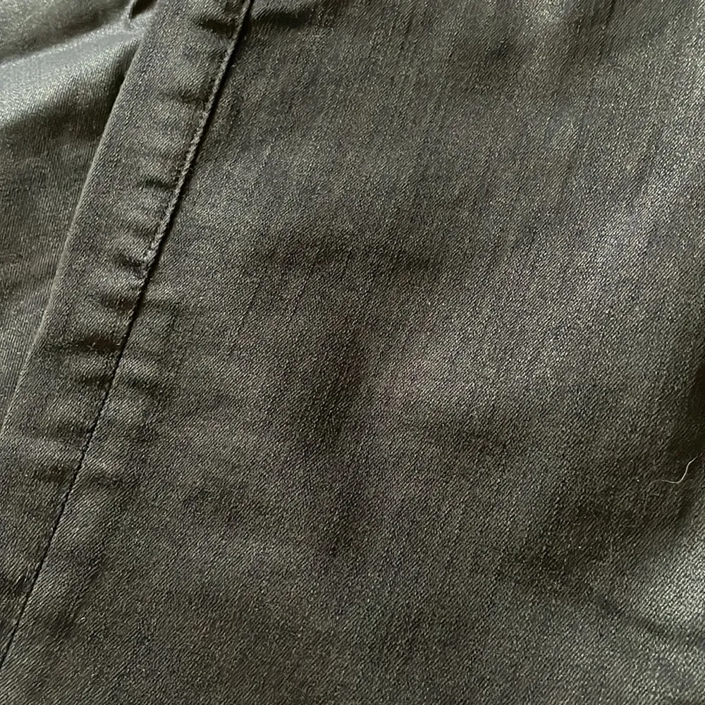 Womens Frame Denim Le Skinny De Jeanne Leather Jeans - Image 2