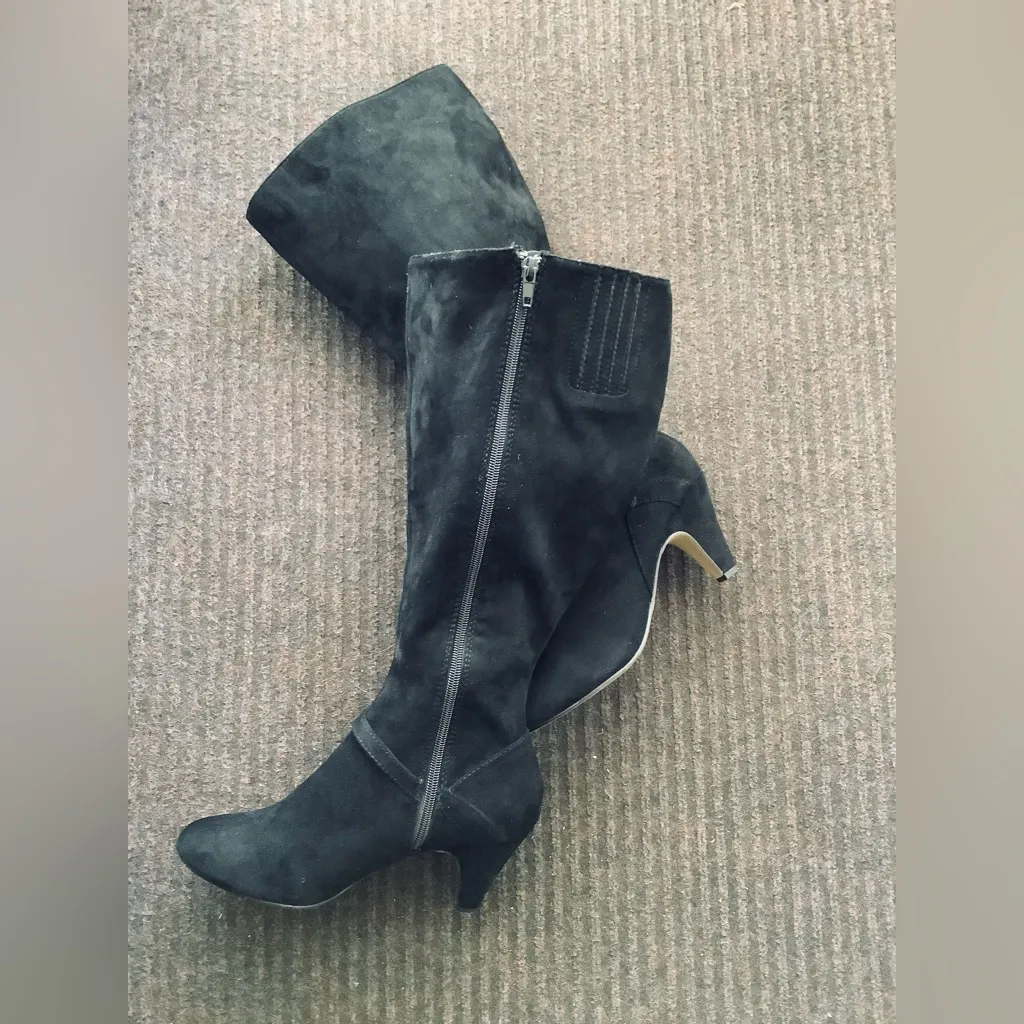 Comfy medium heel boots - WIDER CALF 🖤🖤 - Image 11