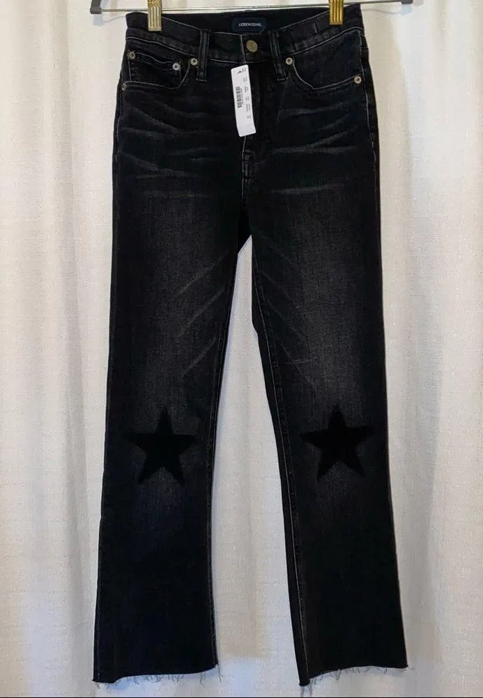 J Crew Billie Demi-Boot Crop Star on Knee Jeans 🆕 - Image 4