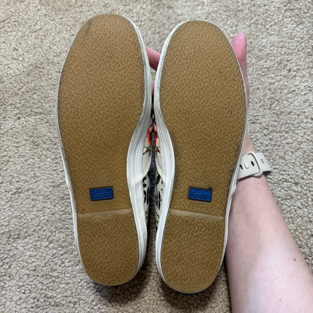 Keds x Rifle Paper Co Champion Herb Garden botanical embroidery sneakers, size 7 - Image 8