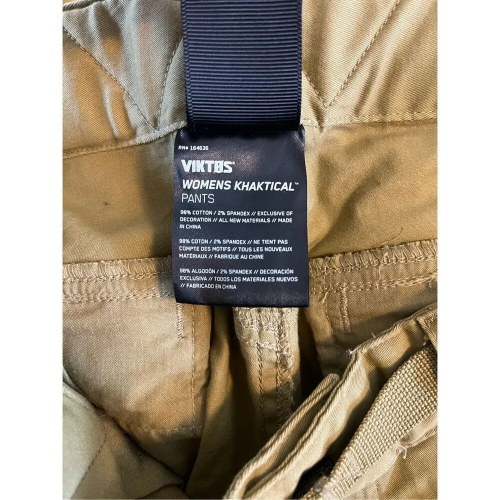 Viktos Khaktical Women’s Utility Outdoor Work Pants‎ Size 4 Tan - Image 4