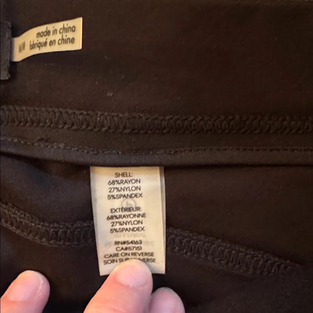 Ivanka Trump Black Stretch Pants Size Medium - Image 9