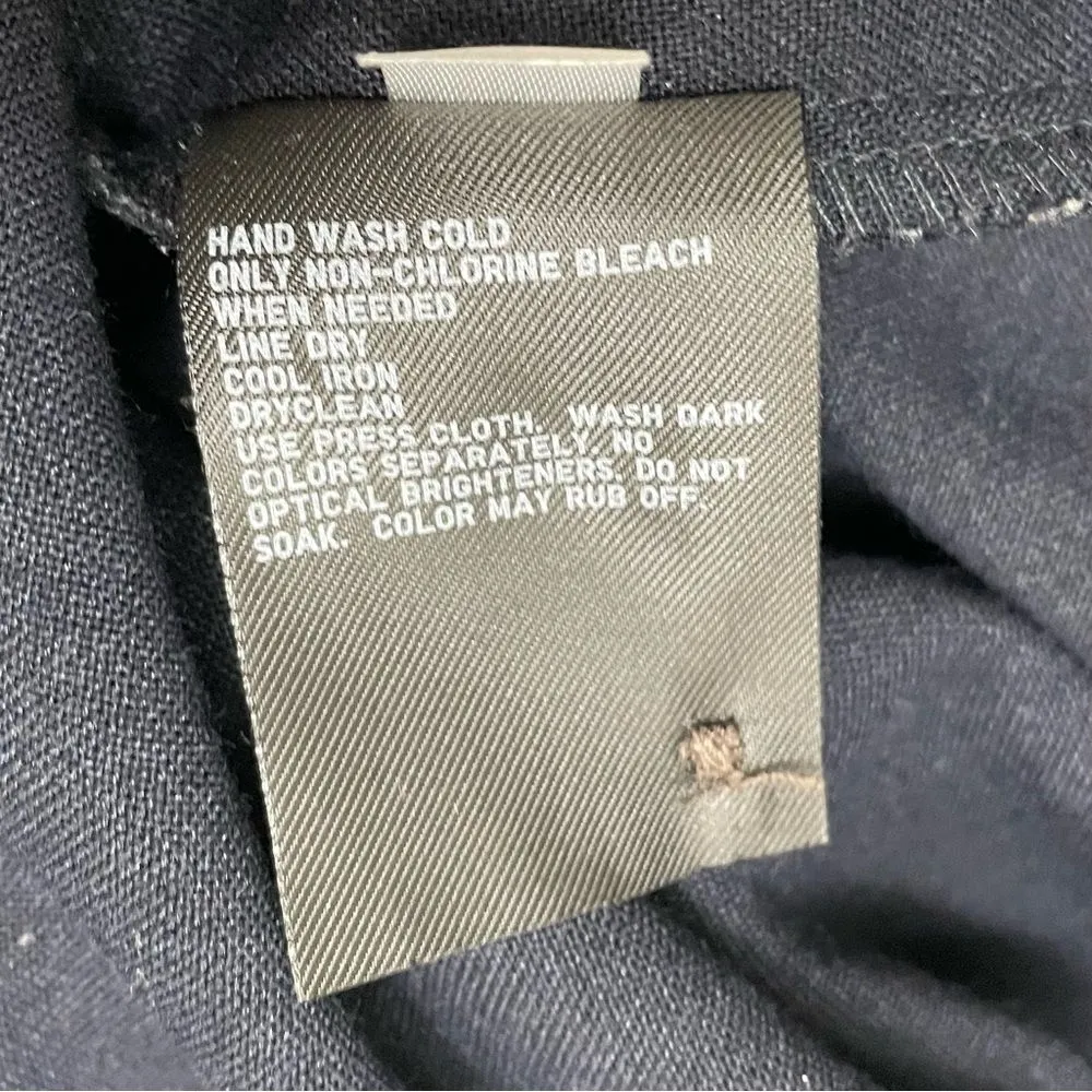 Uniqlo Navy Maroon Plaid Flannel Swing Oversized Shirt Dress Women’s Size Large - Image 15