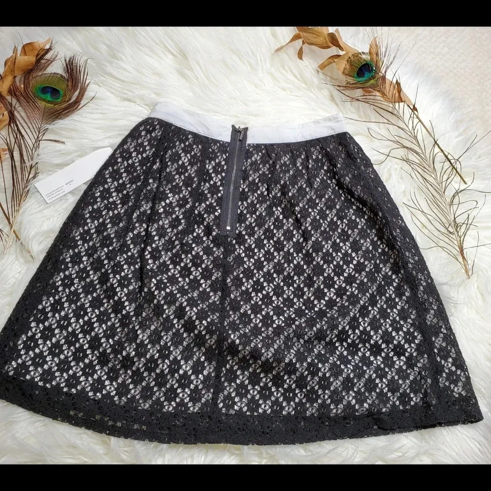 Kensie Lace Overlay Skirt - Image 3