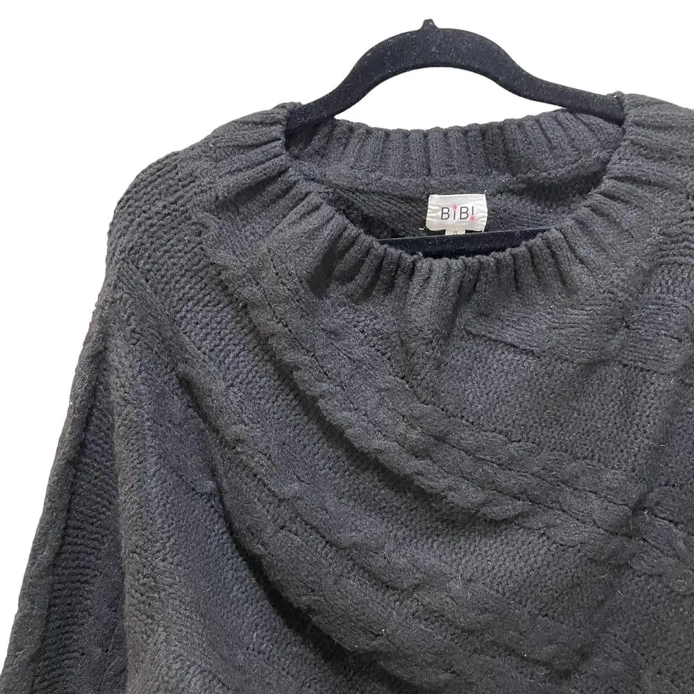 Bibi Off the shoulder sweater black size small - Image 3