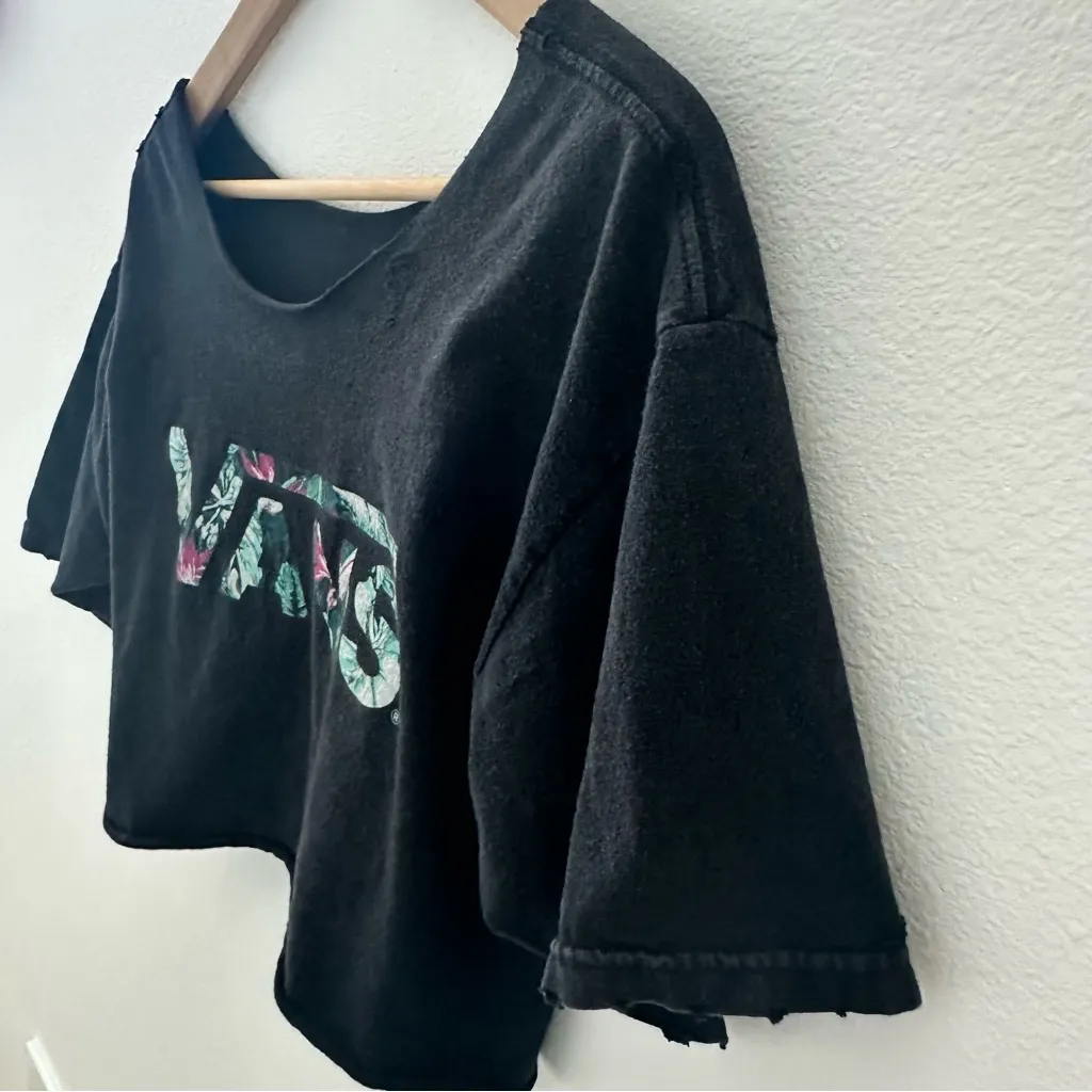 Vans Off The Shoulder Cropped Tee - Image 5