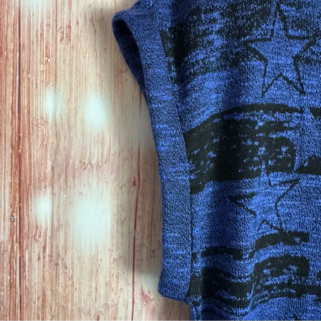 Rock & Republic Blue Stars And Stripe Rolled Sleeve T Shirt - Image 5