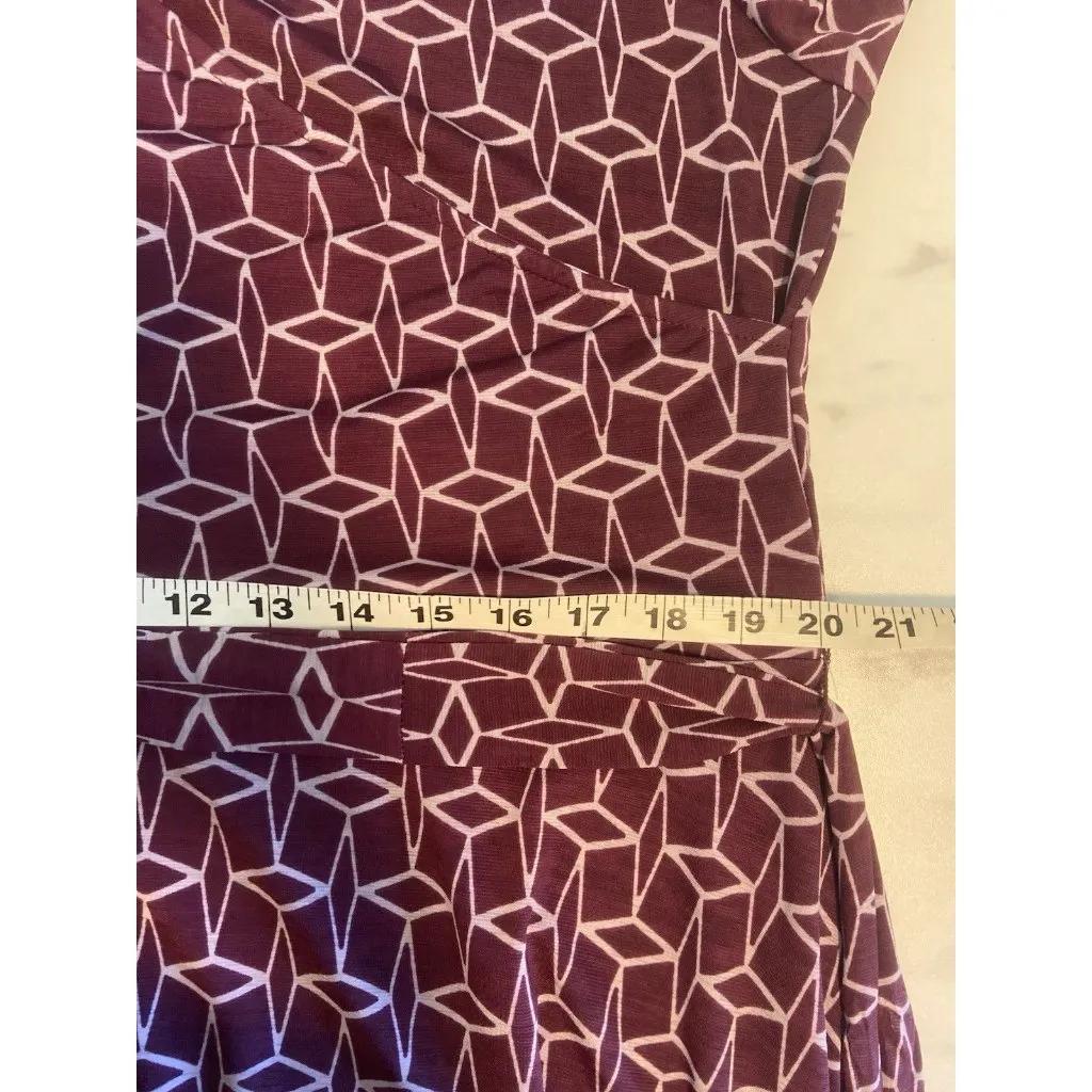 41 Hawthorn Dress Size 2X Burgundy A - Image 9