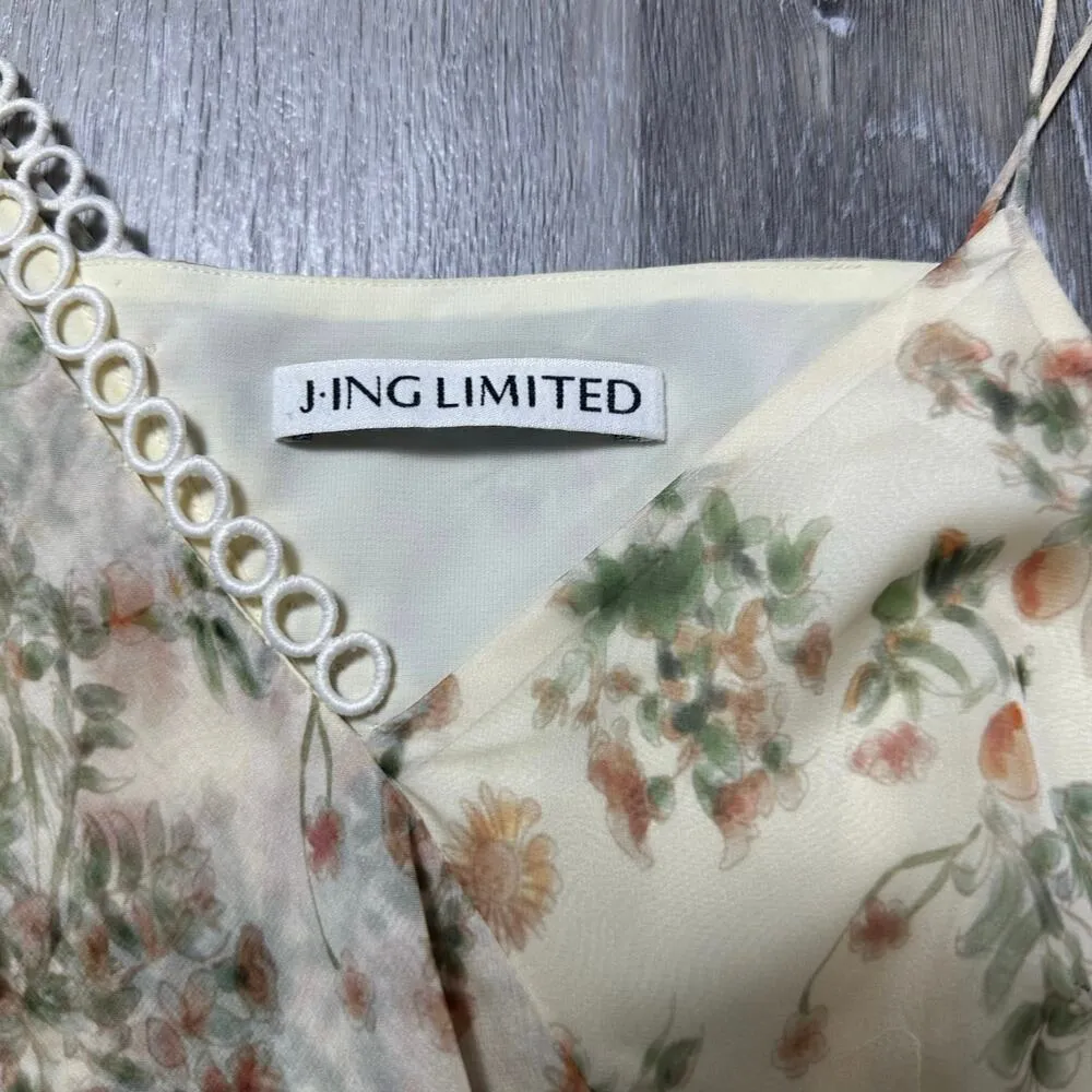 J.ING Floral Asymmetrical Blouse - Image 3