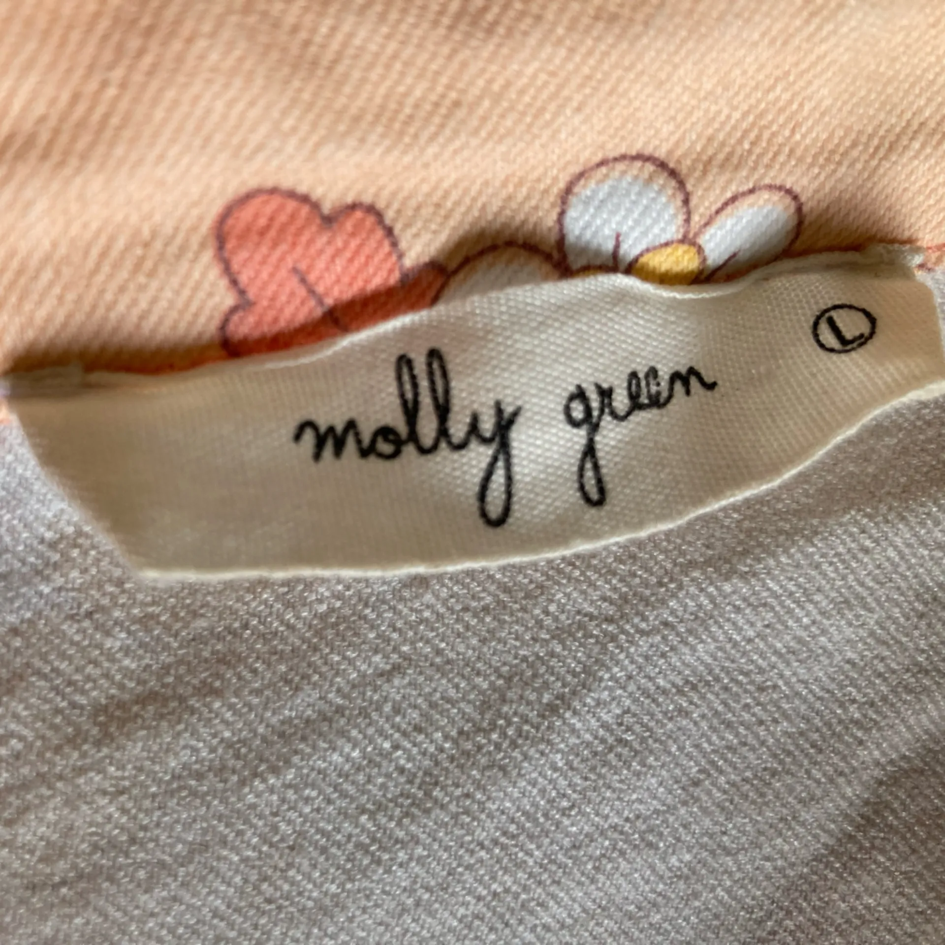 Tan and Orange Jean Jacket with Cropped Design - Image 8