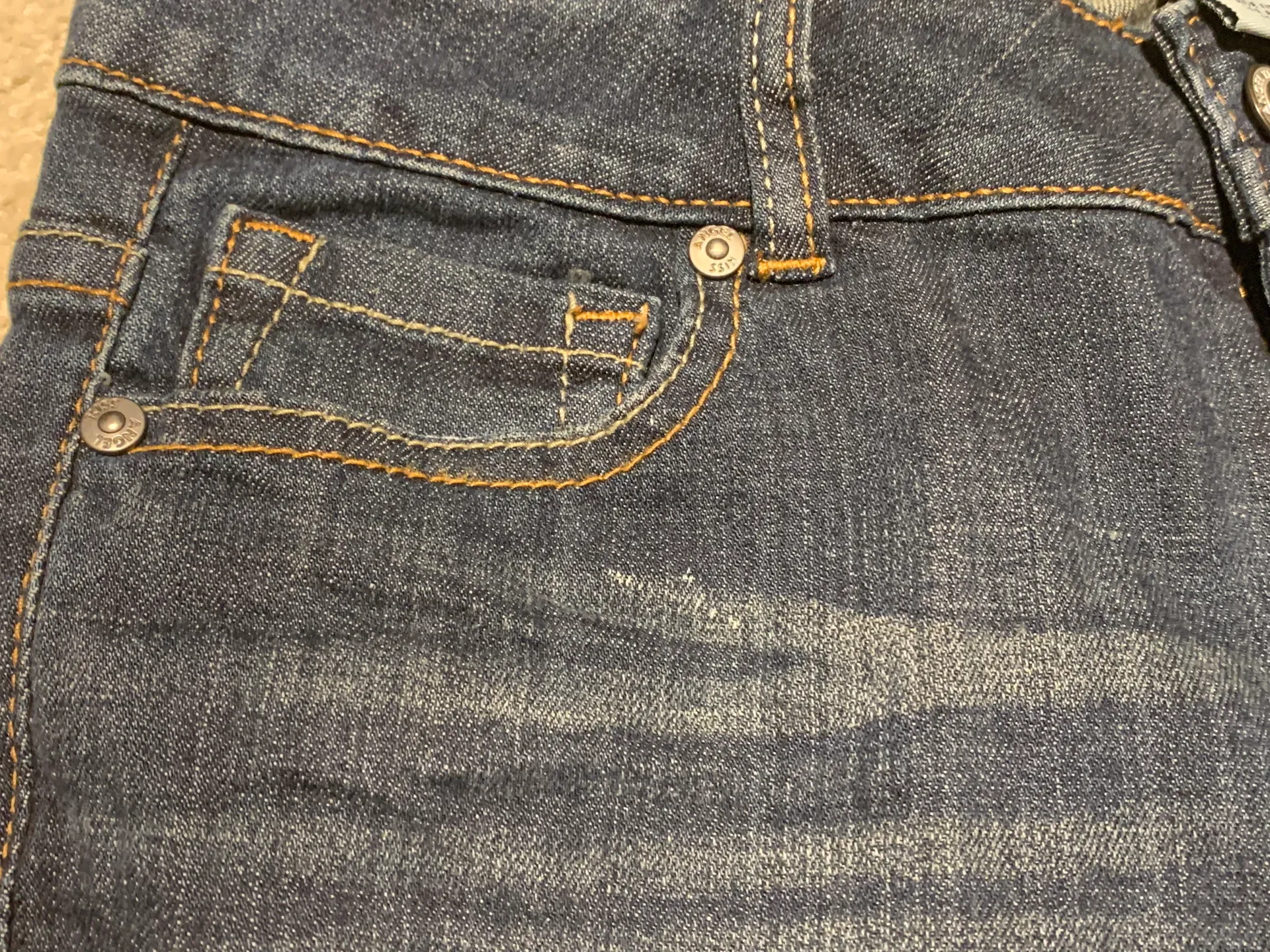 Low Rise Ripped Jeans - Image 5