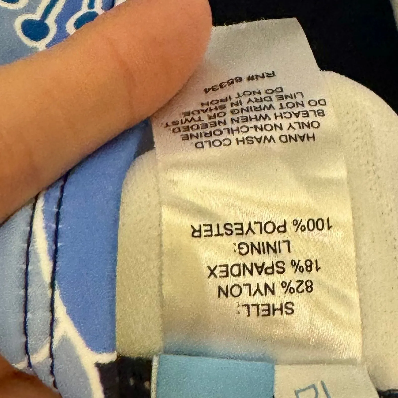 Draper James RSVP Blue Poppy Floral Halter 1 Piece Swim Dress Padding NEW Small - Image 10