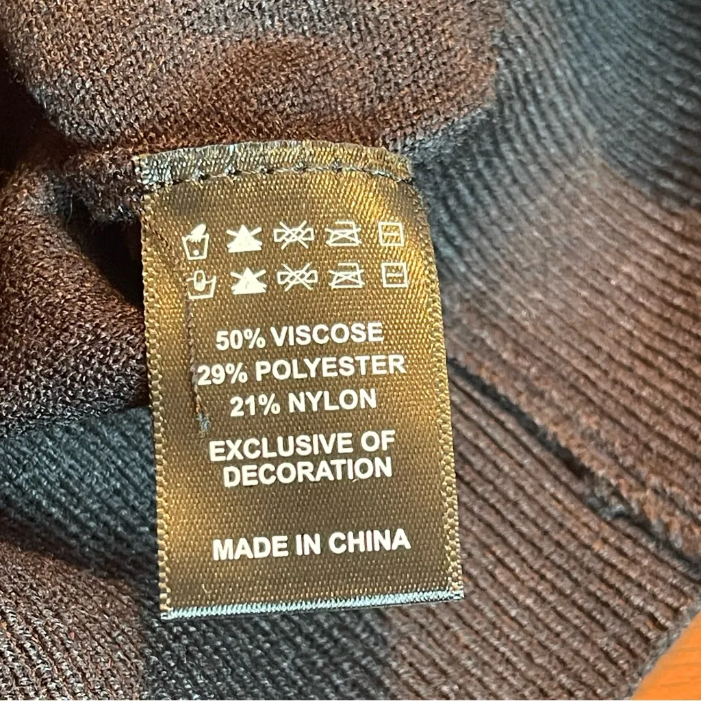 Victoria Harbour Black Christmas Sweater Sequin Gingerbread Candy Cane Size L Size L - Image 6