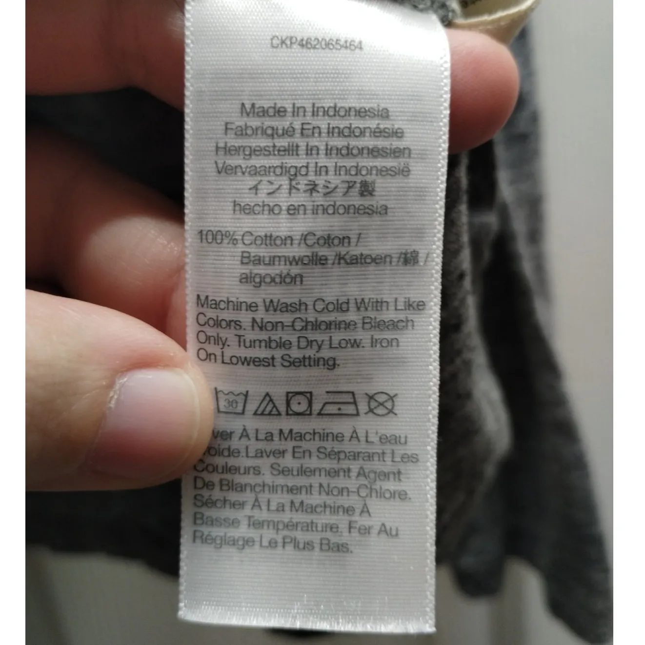 Madewell Size Medium Heather Gray Long Sleeve Round Neck Pocket Tee T-Shirt - Image 5