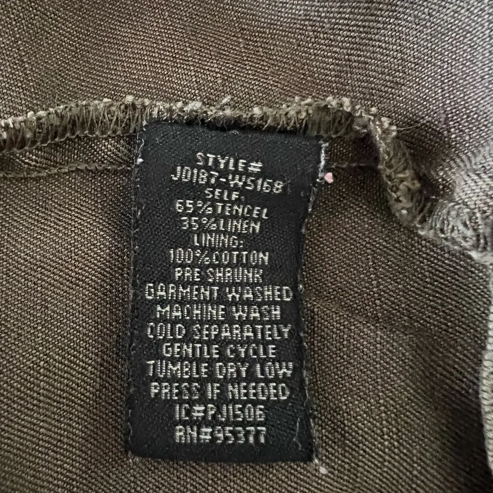 Sanctuary  Safari Cargo Linen Blend Lightweight Jacket | Army Olive Green | Small - Image 8