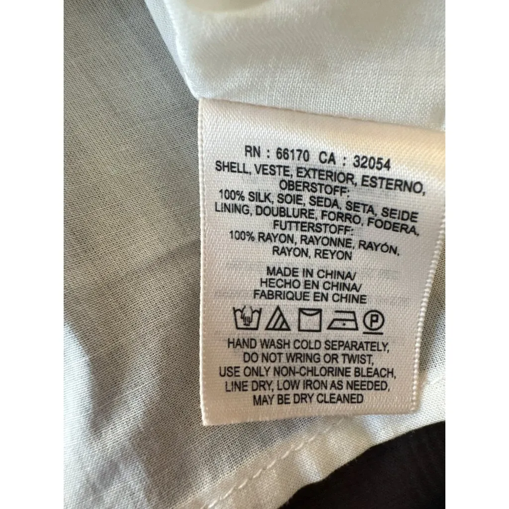 Anthropologie Moulinette Soeurs Sleeveless Silk Swing Dress 2 Floral Travel XS - Image 7