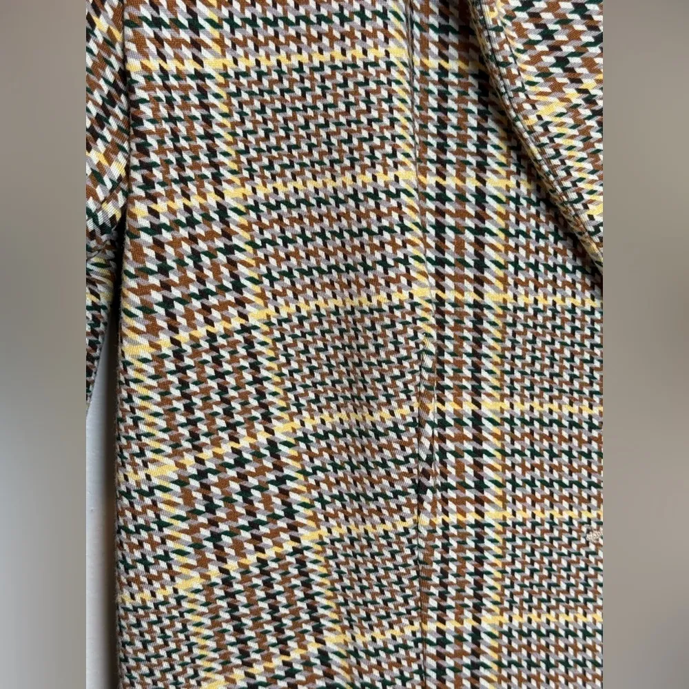 CAbi Pastime Blazer Jacket Multicolor Plaid Stretchy Rayon Blend Women's Size 0 - Image 14