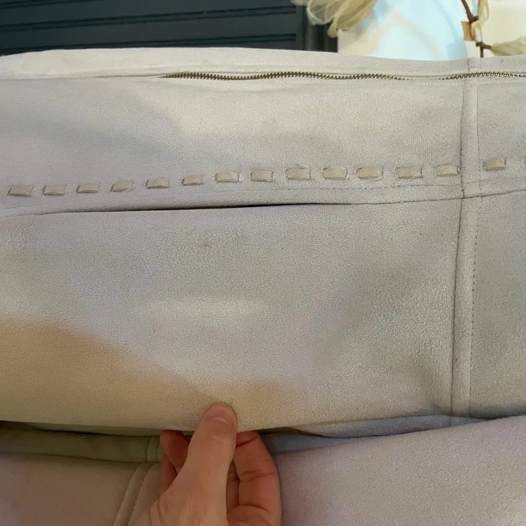 Vintage Jones New York  Penny Lane Faux Suede Warm Lined Shearling Coat Sz S 🧡🎀 - Image 9