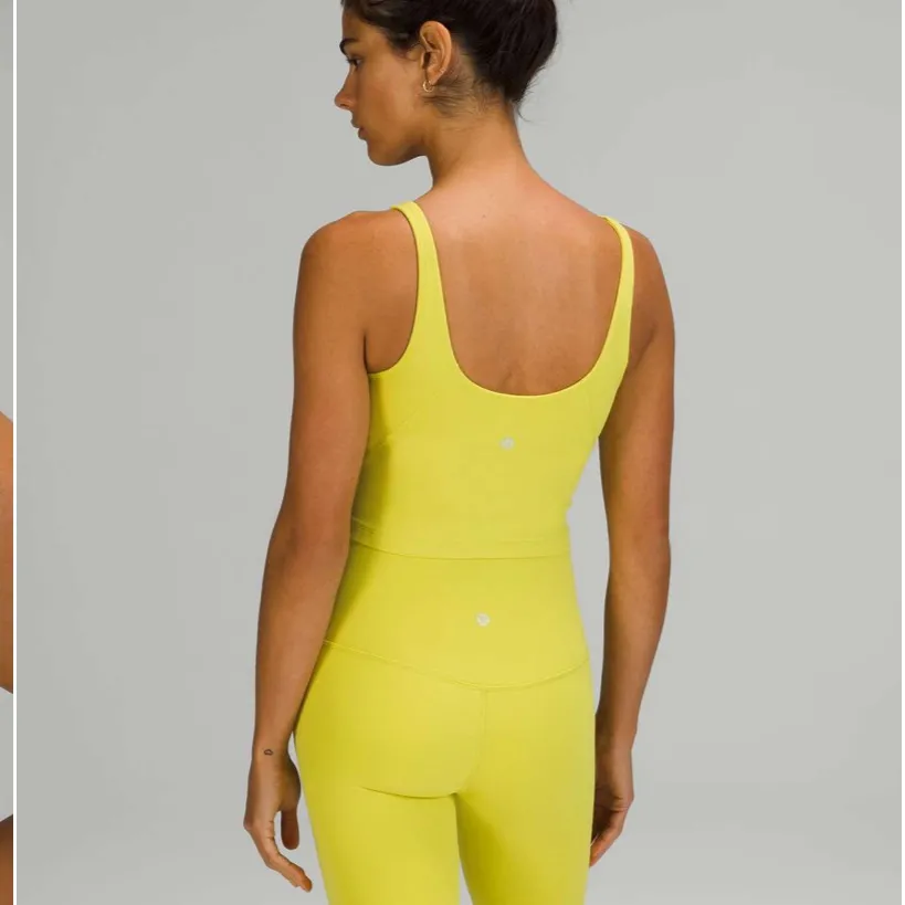 Lululemon Align High-Rise Pant Double Lined  25" size 4 & Tank size 6 like new - Image 12