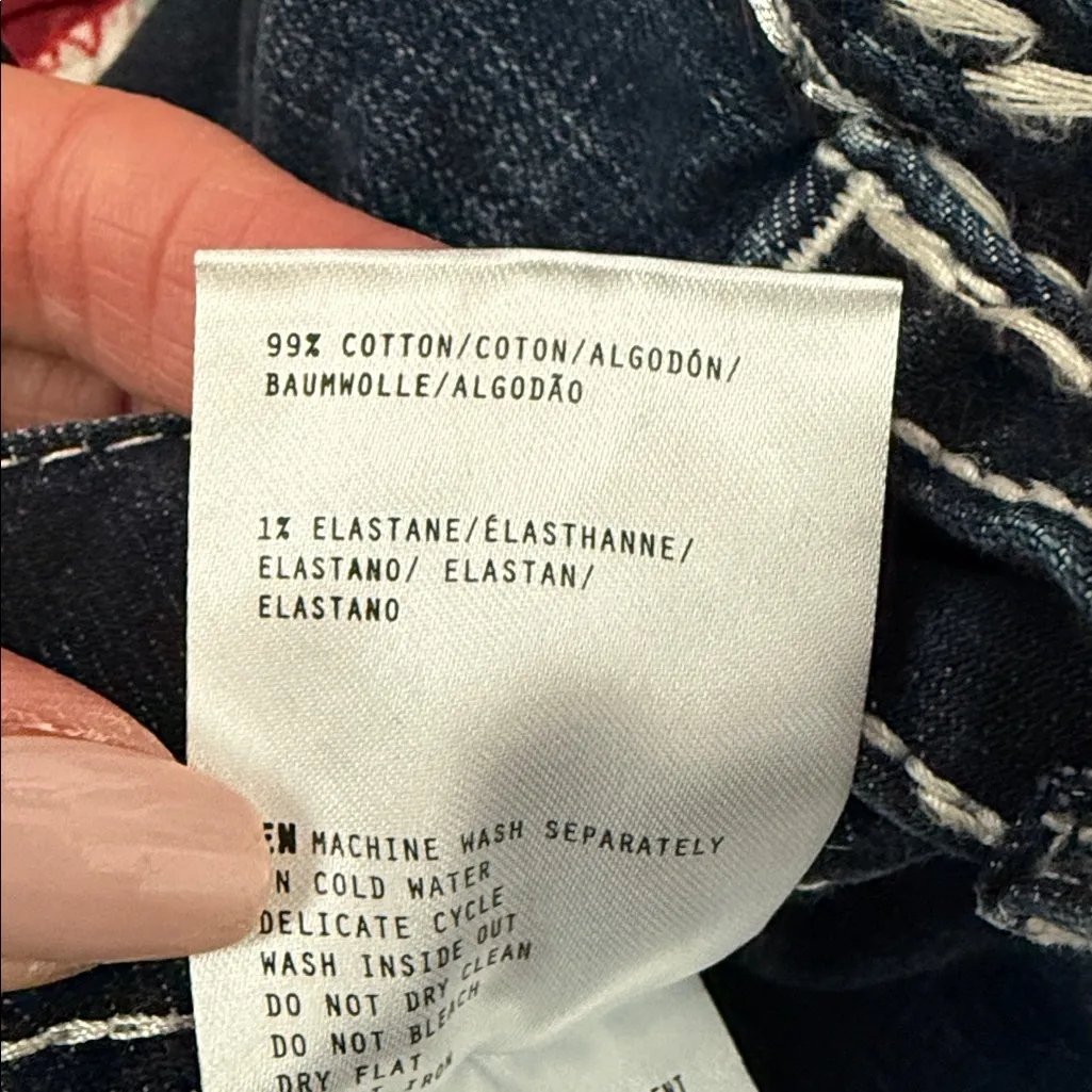 NWT Miss Me Mid Rise Wide Blue Wash Denim Jeans - Image 6