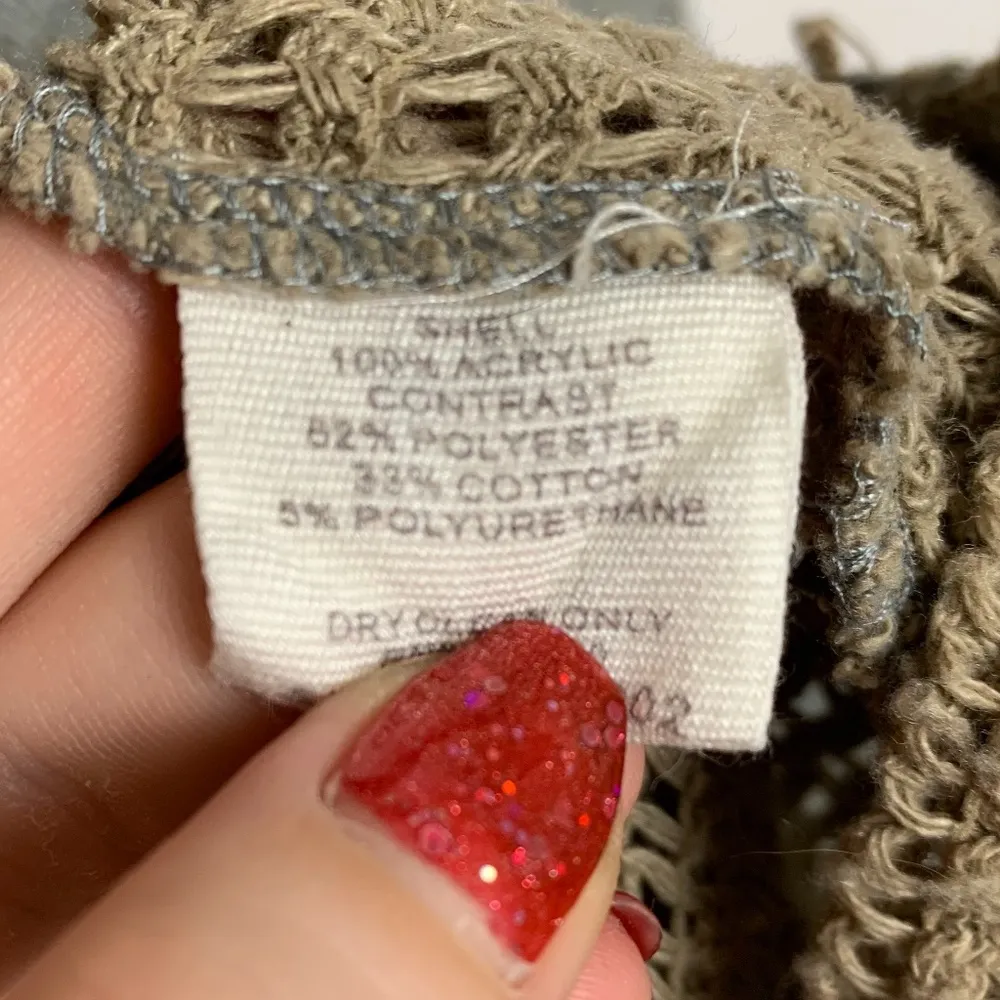 Mystree Gray & Tan Cowl Neck Tunic Sweater - Image 6