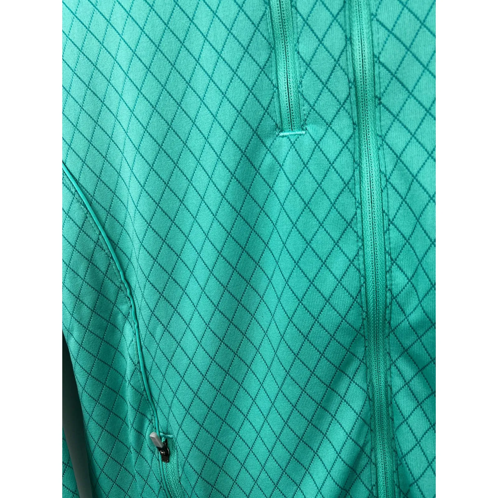 Peter Millar Women's Full Zip Activewear Track Jacket Long Sleeve Green Size S - Image 3