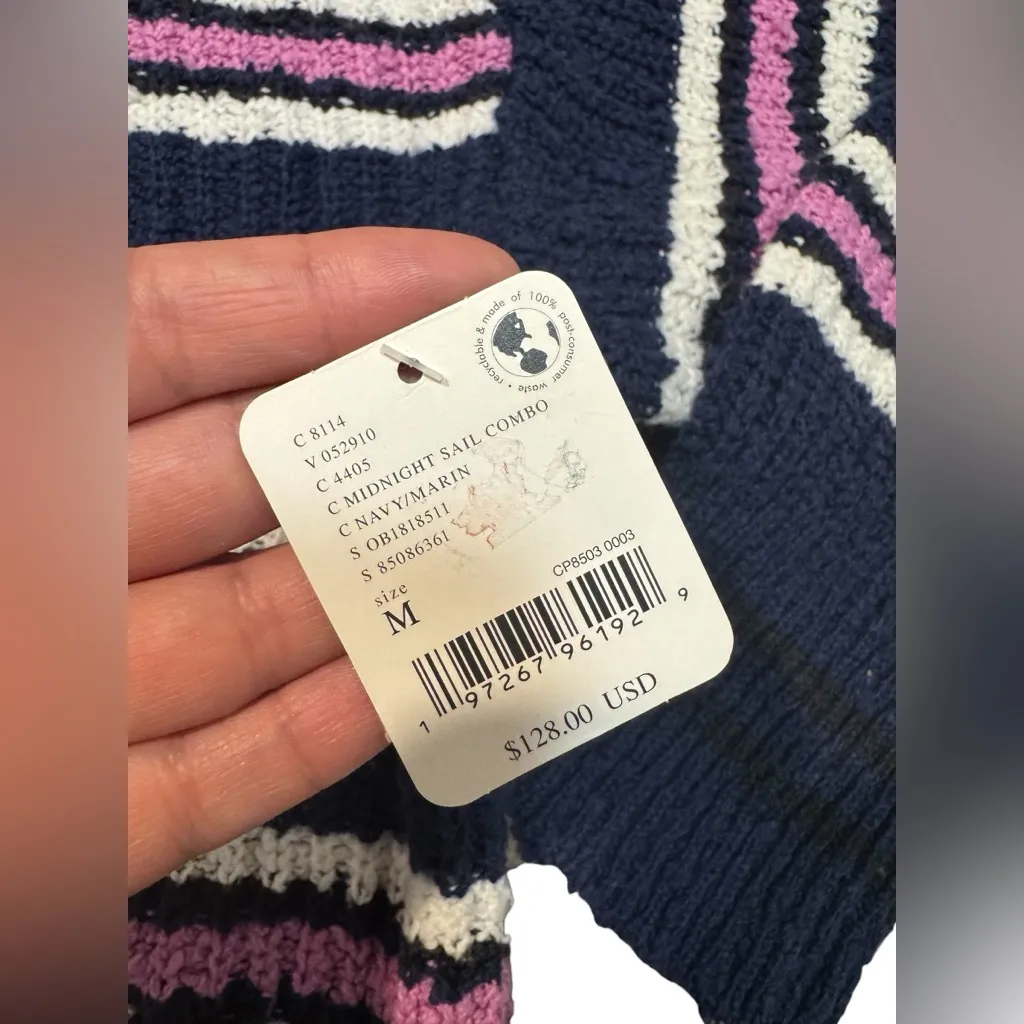 Free People Kennedy Striped Pullover Sweater | New With Tags Size Medium - Image 5