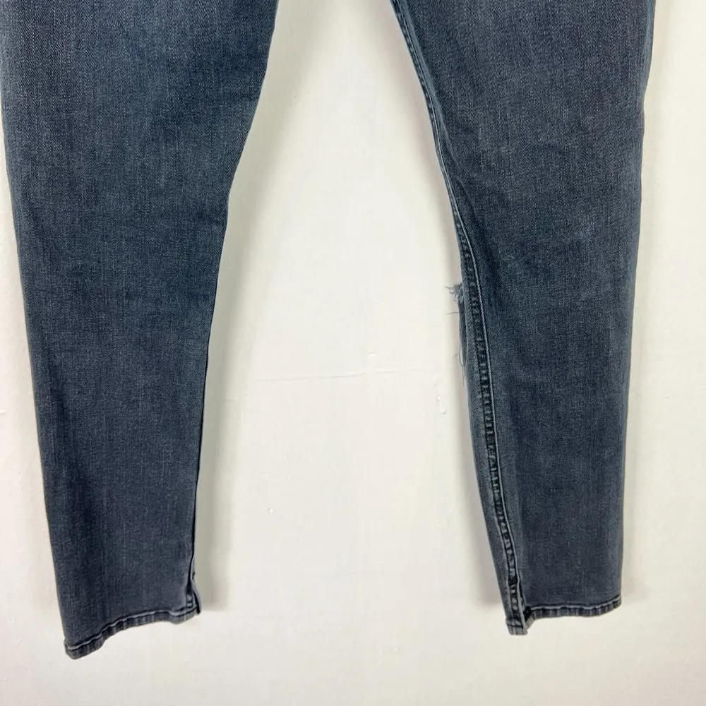 Rag & Bone Capri Jeans Steele Distressed Skinny Size 26 T1328 - Image 10