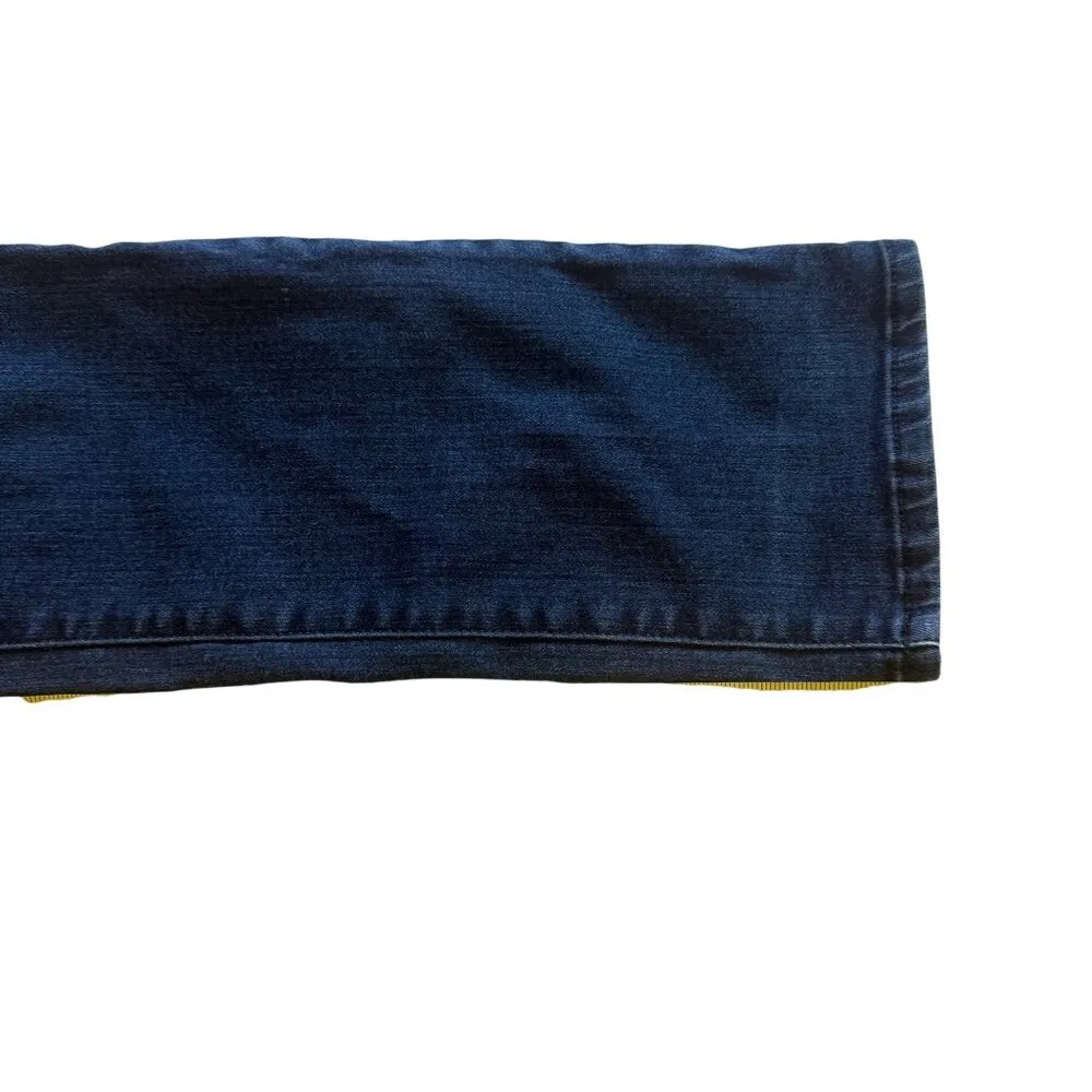 Chicos So Slimming Dark Wash Straight Leg Jeans Size 00 Regular Cotton Blend - Image 8