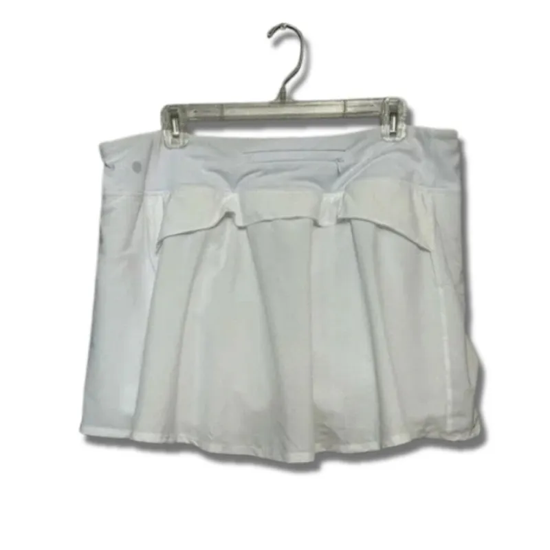 Zella Athletic Tennis Skirt Pull On Waistband Short Length Crisp White XXL NWOT - Image 4
