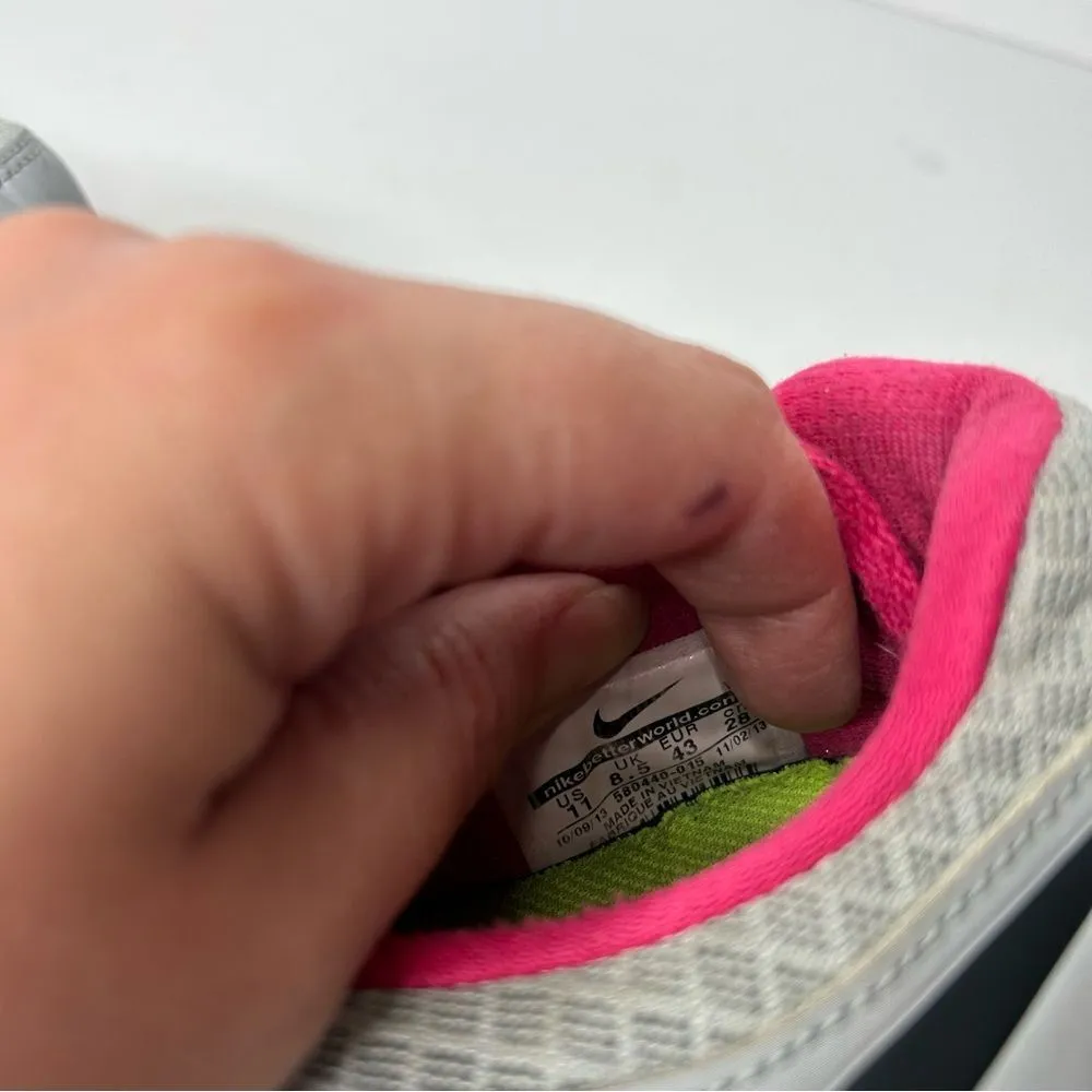 Nike Gray and Pink Athletic Shoes 11 - Image 10