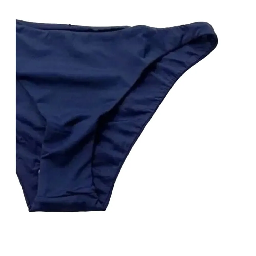 NWT Andie Swim The Cheeky Bottom High Leg Cut Wear High or Low XXL Navy Blue - Image 9