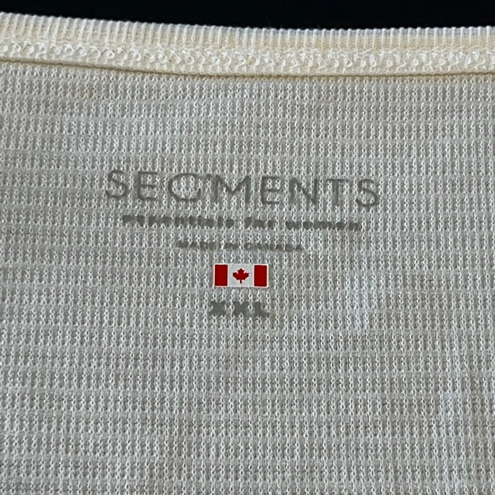Segments White V Neck 3/4 Sleeve Base Layer Size XXL‎ Tee Shirt Seg'Ments - Image 5