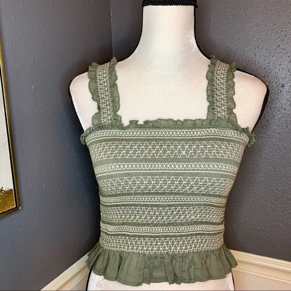 Chan Luu Carolina smocked crop top - Image 5