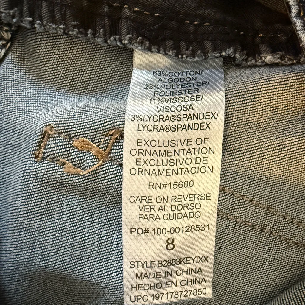 Democracy “Ab”technology High Rise Wide Leg Jeans Women’s Size 8 - Image 7