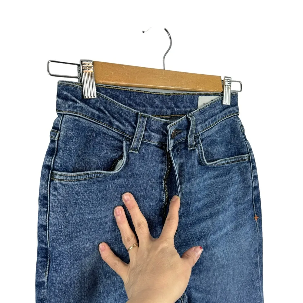 Imogene + Willie Elizabeth Indigo High-rise Skinny Leg Stretch Denim Jeans SZ 25 - Image 6