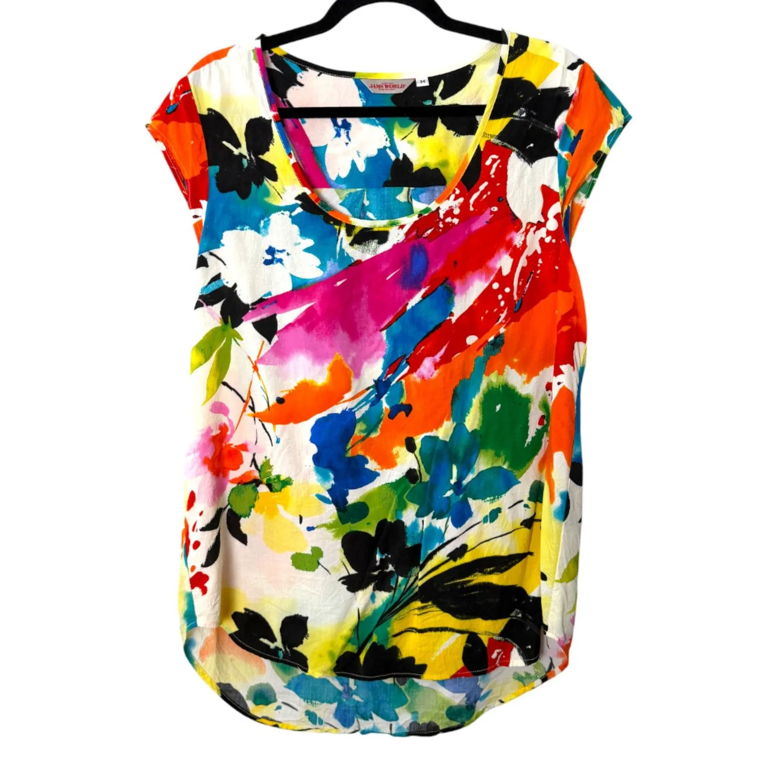 Jams World Rainbow of Colors Symphony Daydreamer Blouse W661 Size Medium - Image 4