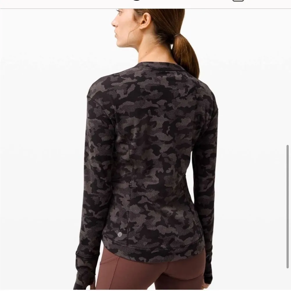 Lululemon Close to Crossing Long Sleeve Riki Heritage Camo Black Women’s Size 4 - Image 11