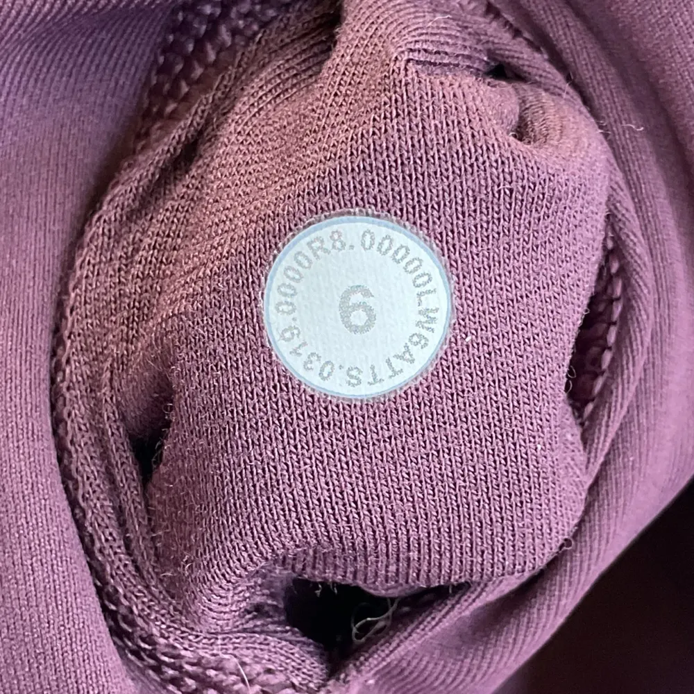 Lululemon Women’s Wunder Under High-Rise Crop 21” Red Merlot Leggings Size 6 - Image 5