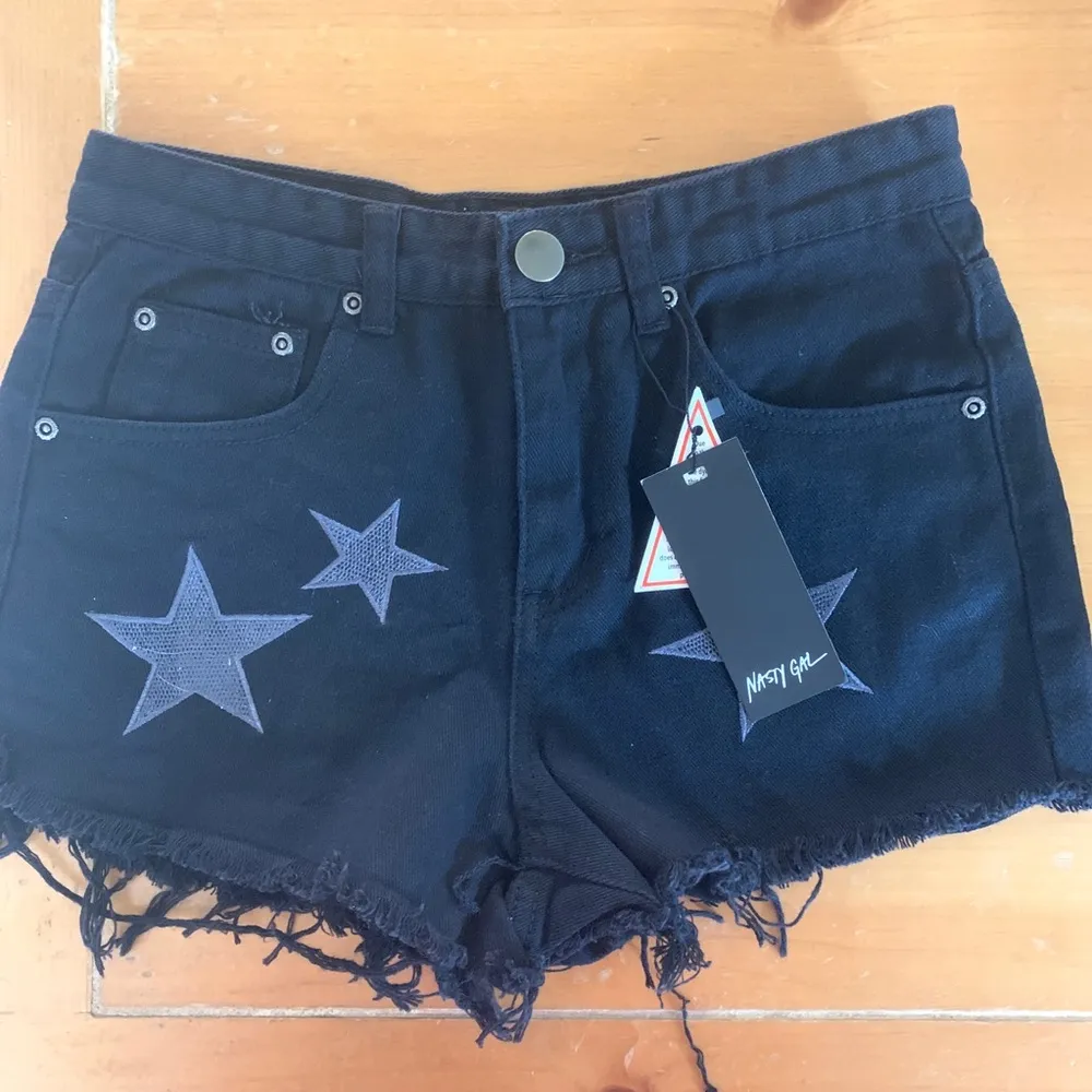 Nasty Gal High Waist Distressed Denim Short - Image 6