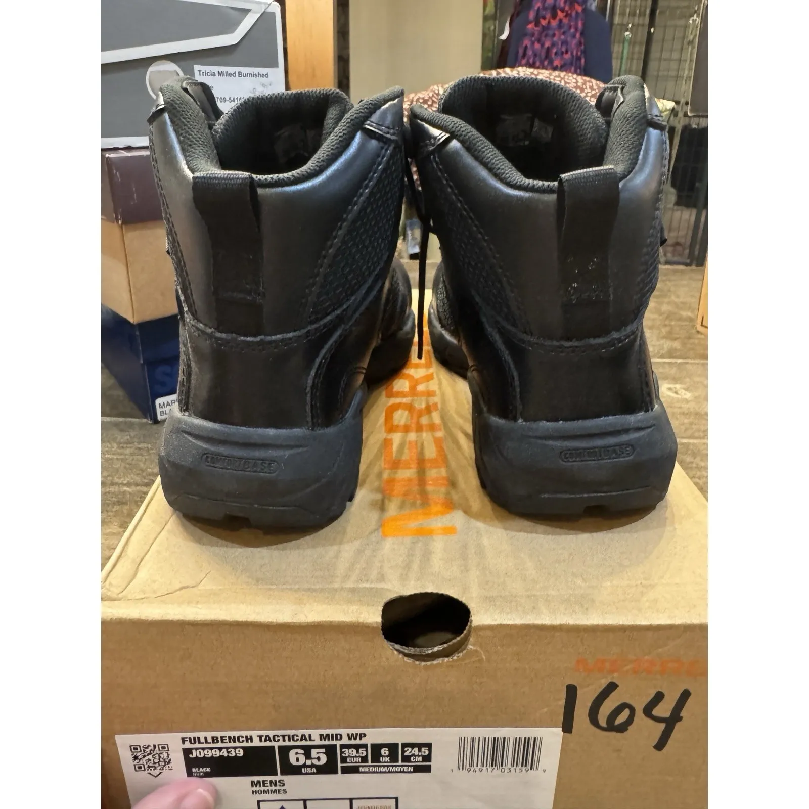 Merrell Men's Fullbench Mid Tactical Boots Military Size 6.5 Try On‎ Wear - Image 7