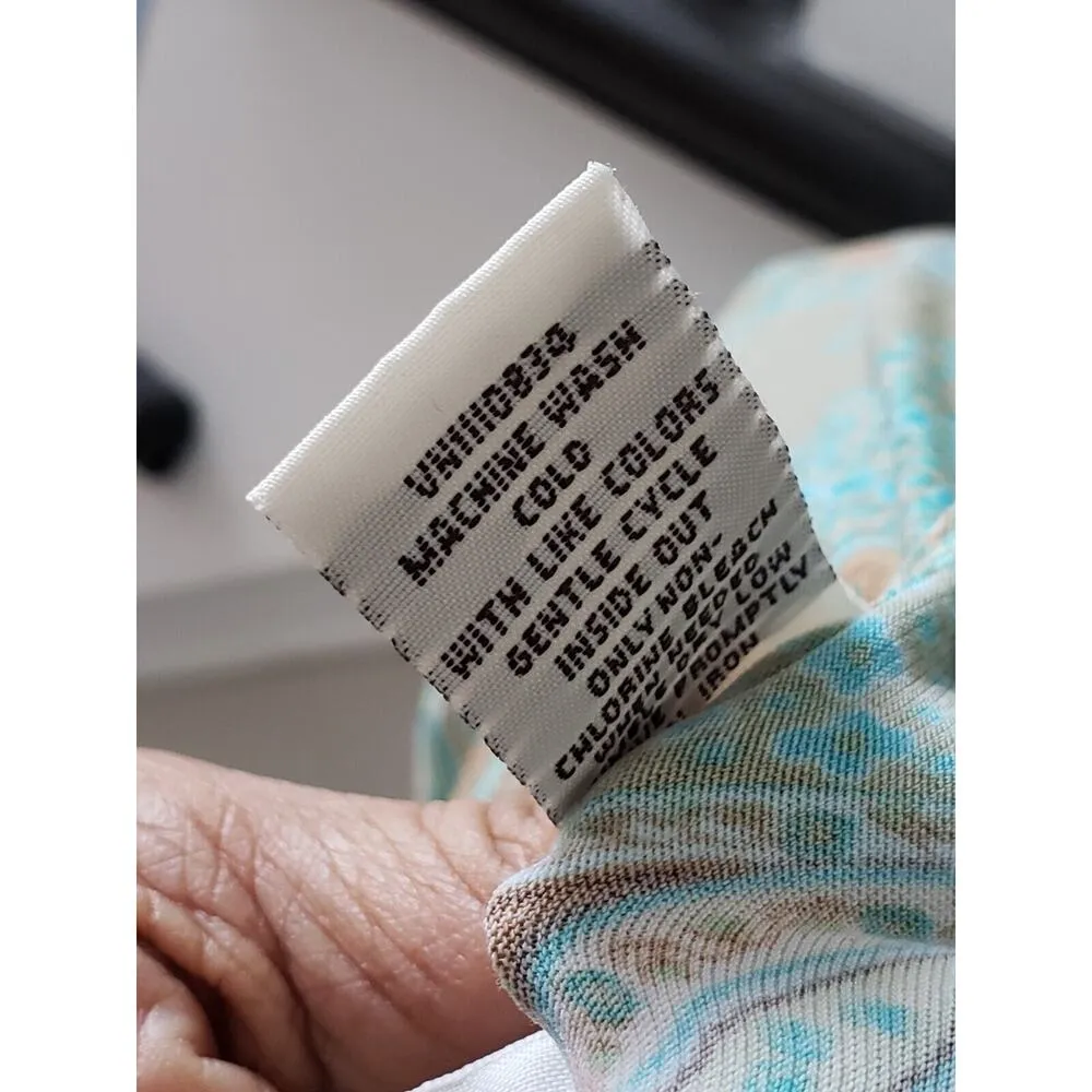 Merona Women's Multicolor Polyester V-Neck Sleeveless Knee Length Dress Medium - Image 9