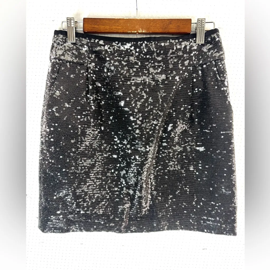 J.Crew  2 Sequins Mini Skirt in Black - Night Out - Image 9