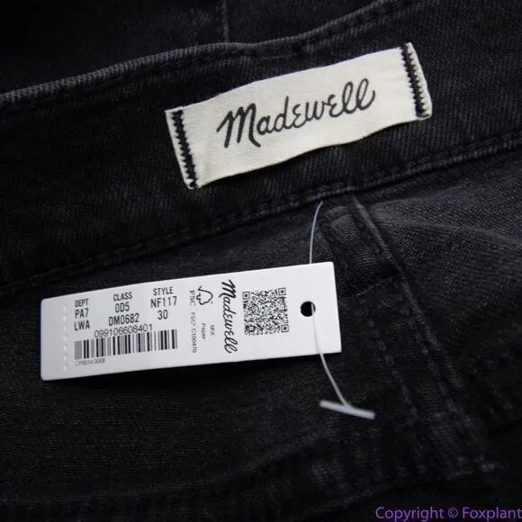 NEW Madewell The Low-Rise Perfect Vintage‎ Straight Jean in Lunar Wash, 30 - Image 12