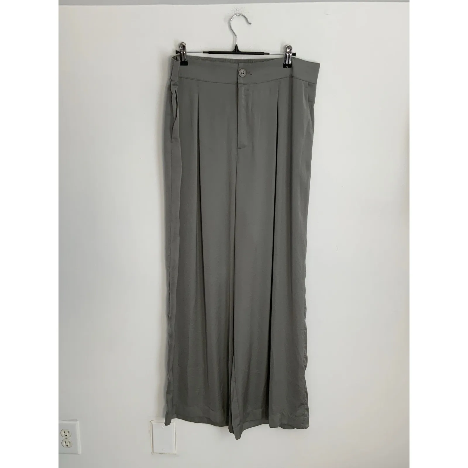 Nic + Zoe Soft Drape Wide-Leg Pant In Tarragon NWT size‎ 14 - Image 2