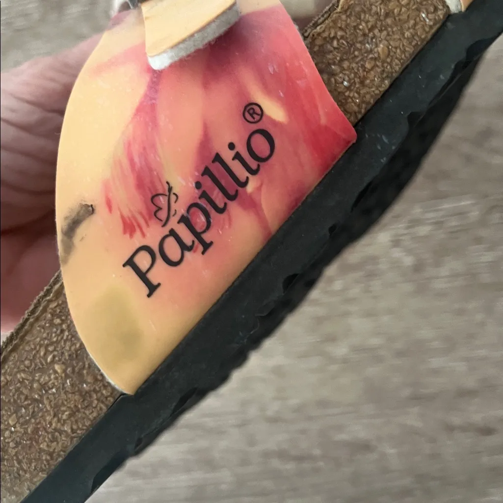 Birkenstock Papillio Sandals pink orange size 39 - Image 4