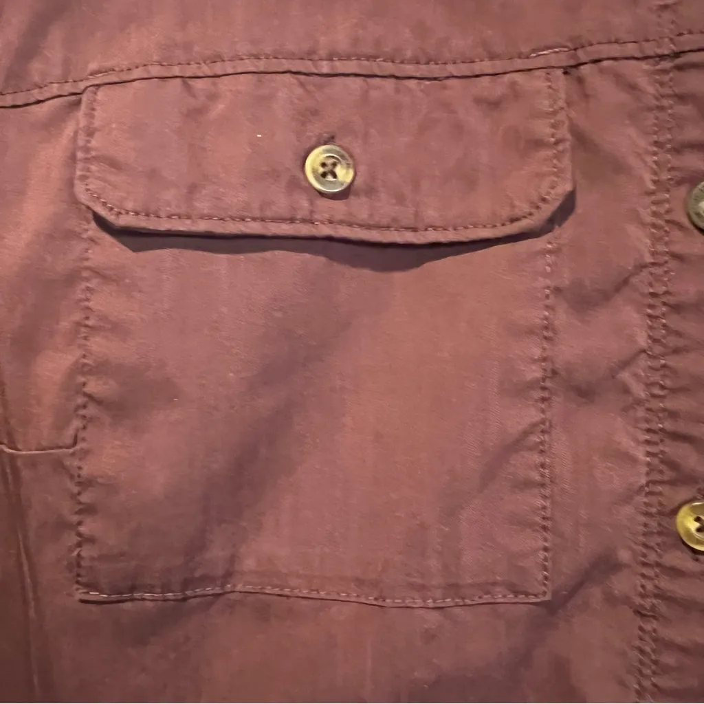 Carhartt Force Deep Wine Relaxed Fit Shirt size medium - Image 4