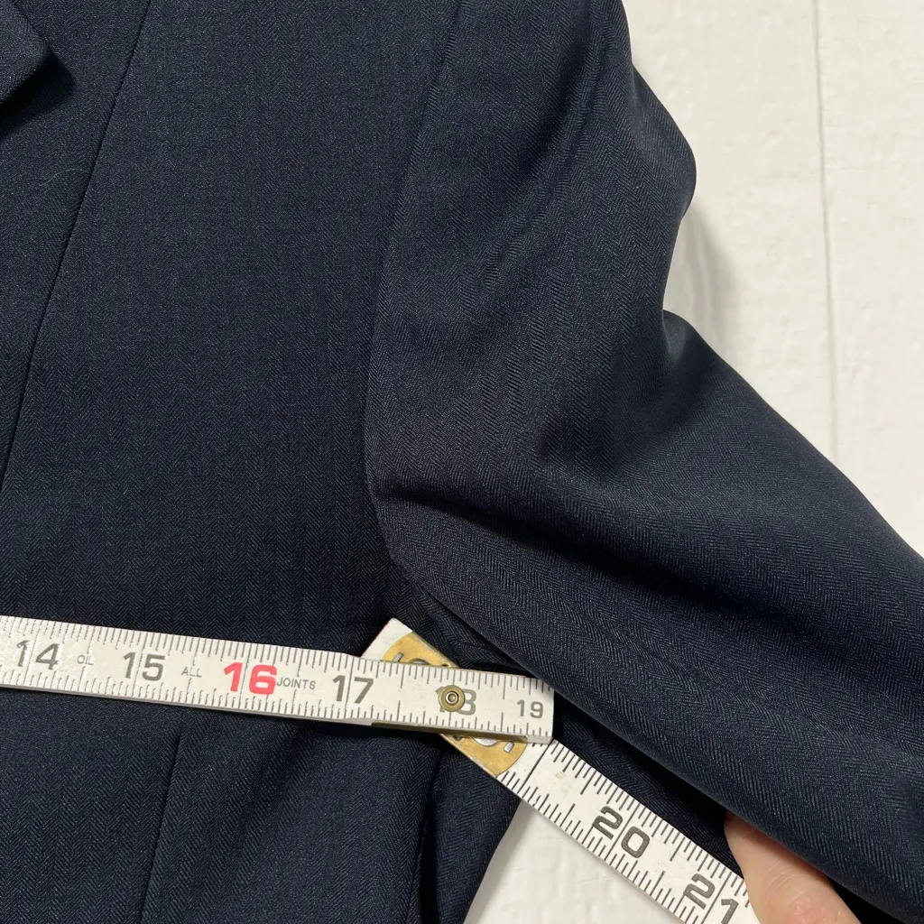 R.J. Classics Devon Washable Hunt Coat Navy Blue size 8 Regular - Image 6