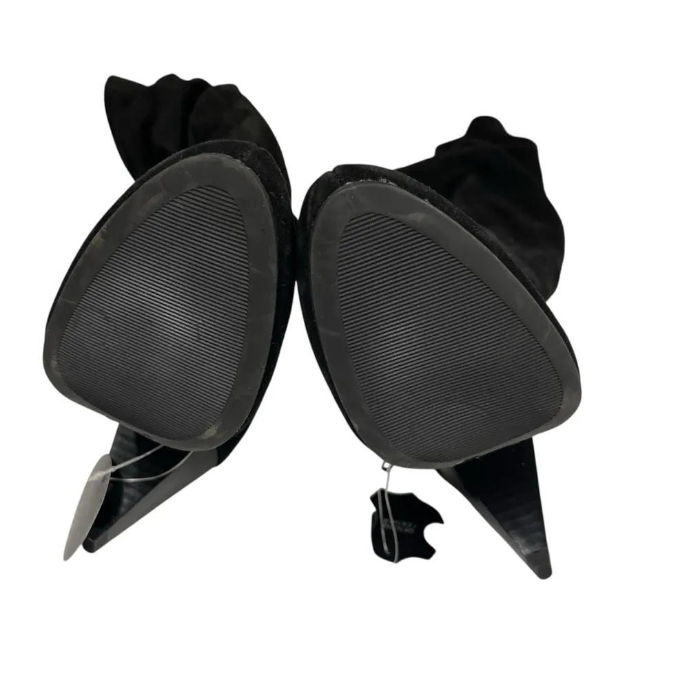 NWT INC suede over the knee slouch boots Black Size 5.5 - Image 6