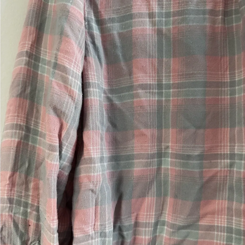 Faherty Plaid Button Up M Blue Pink - Image 7